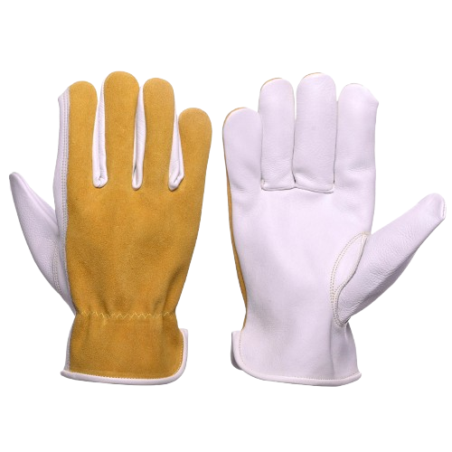 Grain Cow/Split Leather Driver Glove