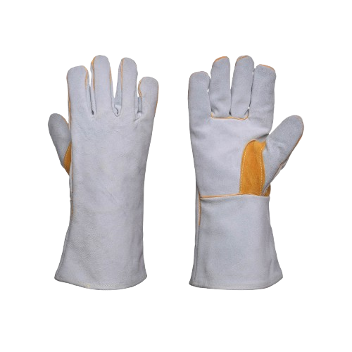 Grey Welding Glove with Reinforcement Good American Safety Supplies