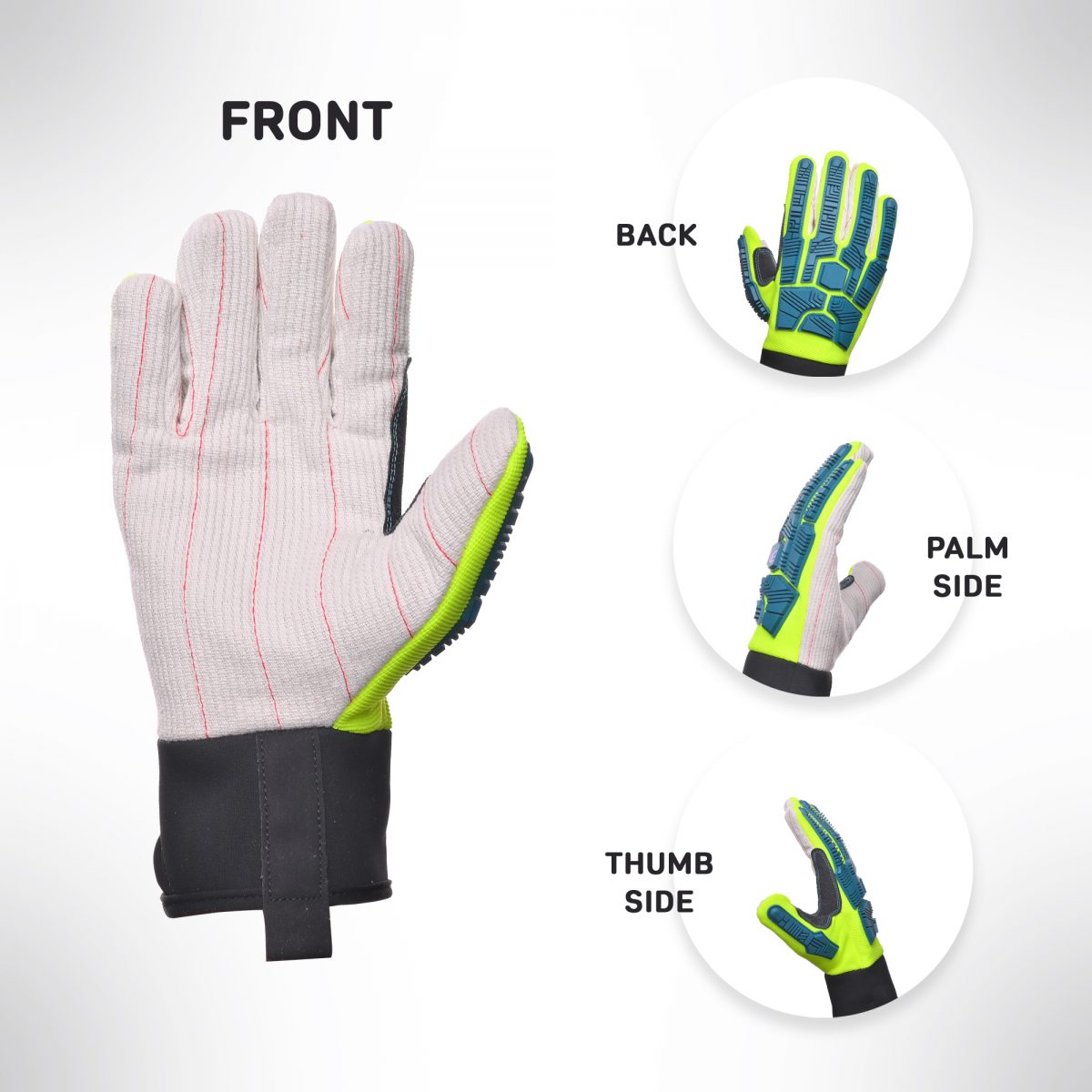 Cotton Corded Impact Glove