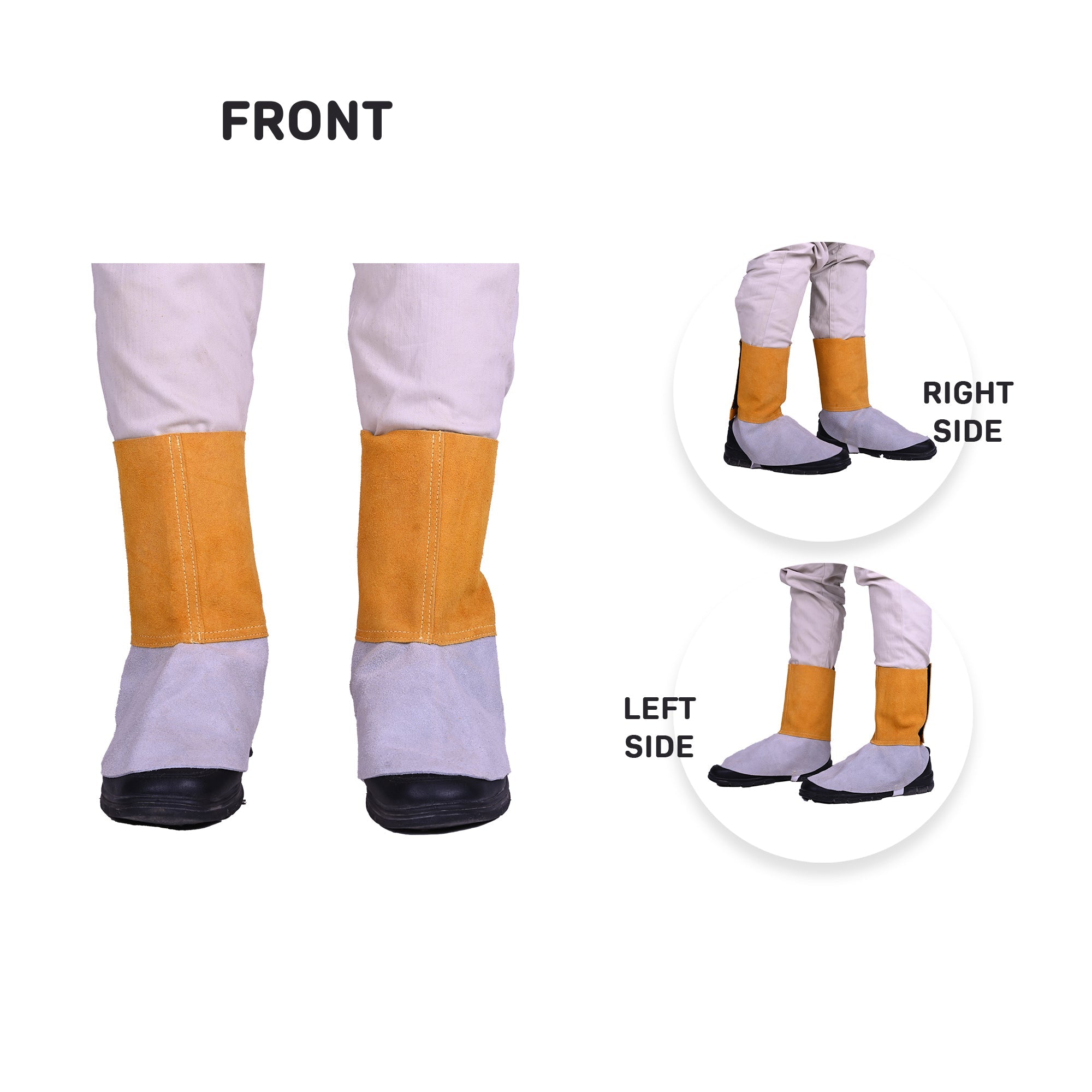 Leather Welders Gaiters (Pair) Good American Safety Supplies