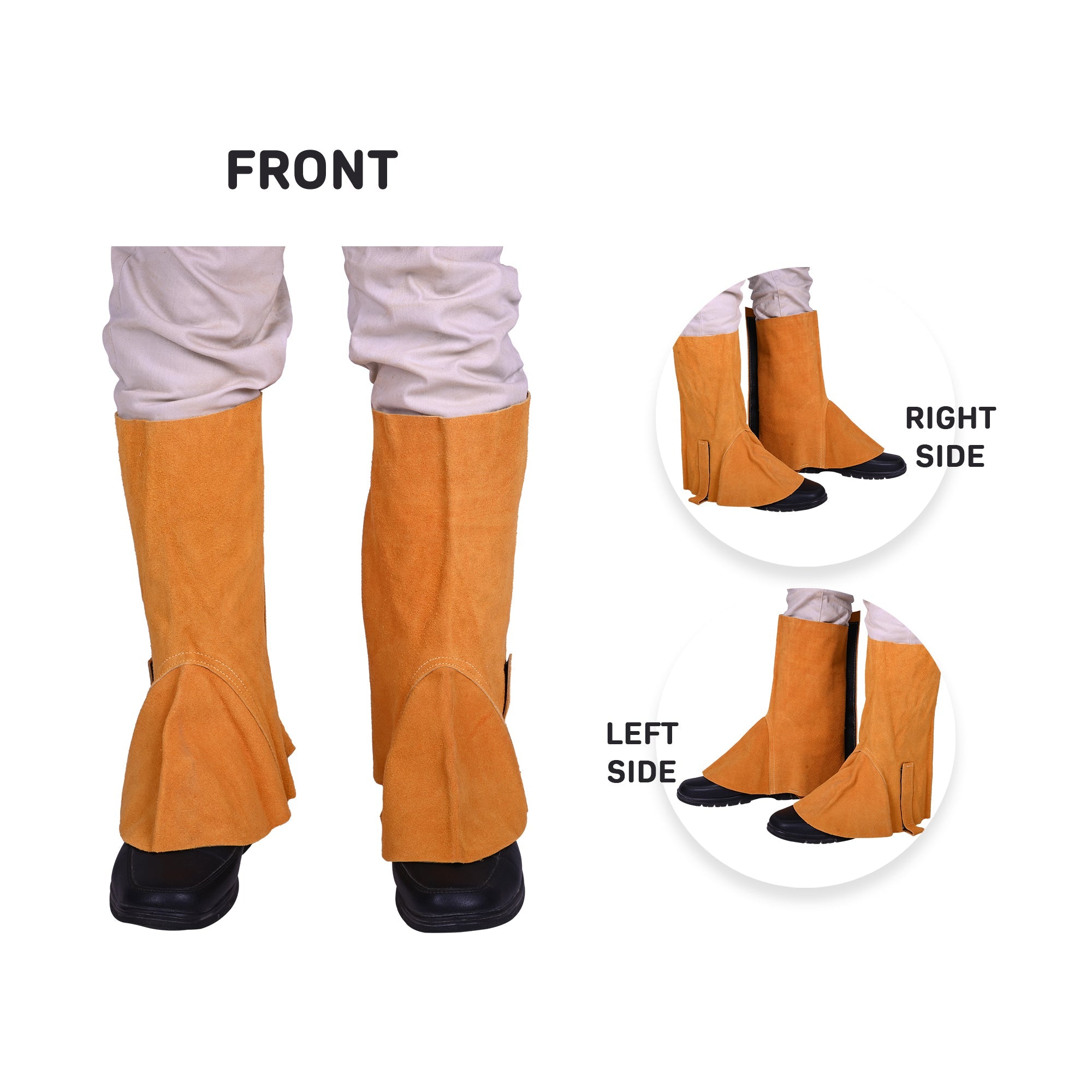 Leather Welders Gaiters (Pair) Good American Safety Supplies