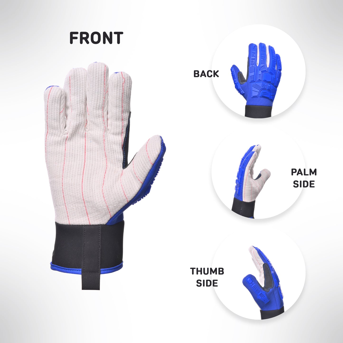 Cotton Corded Impact Glove