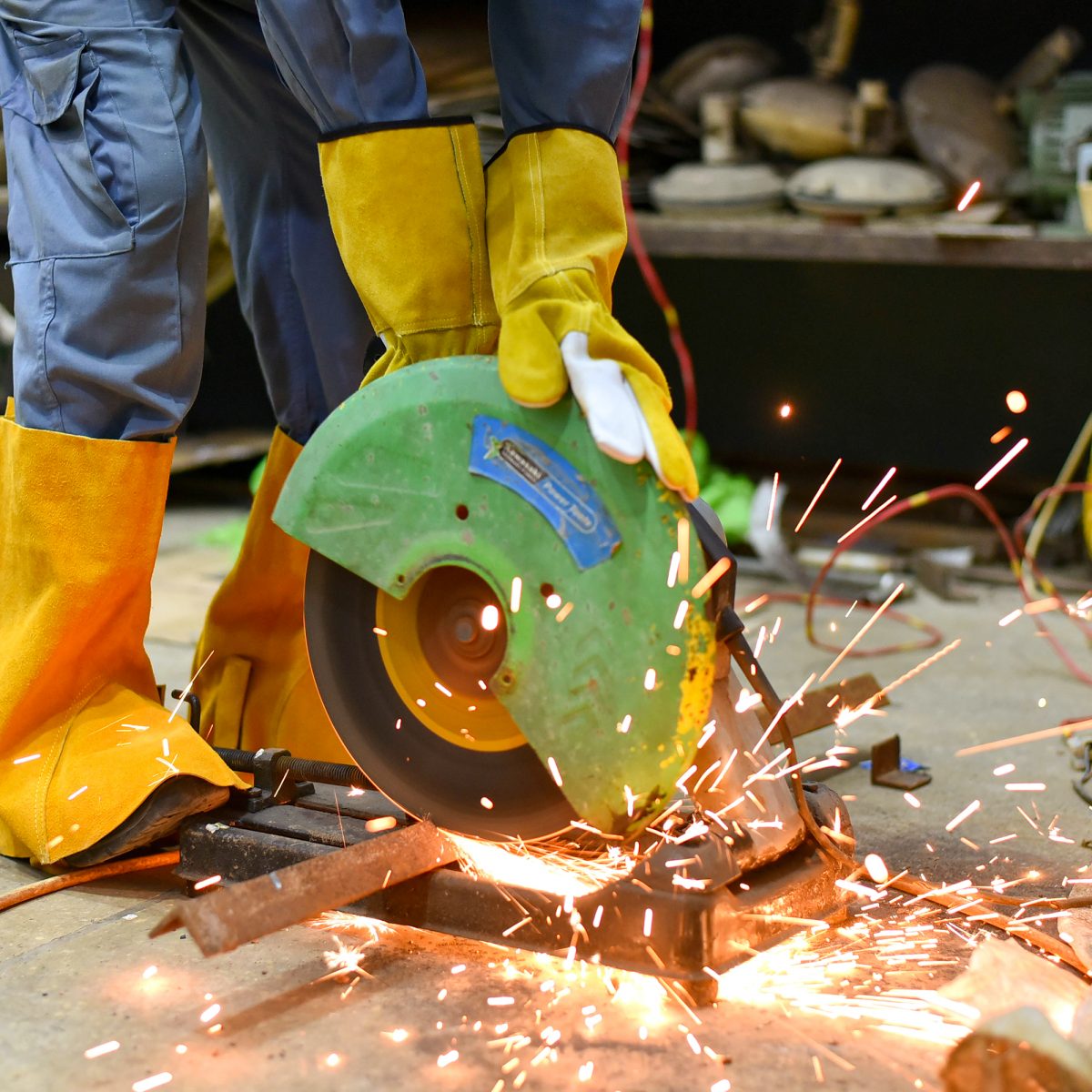 Leather Welders Gaiters (Pair) Good American Safety Supplies
