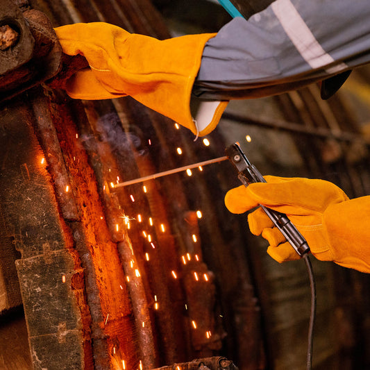 Rust Welding Glove with ReinforcementSheep Leather TIG Welding Glove