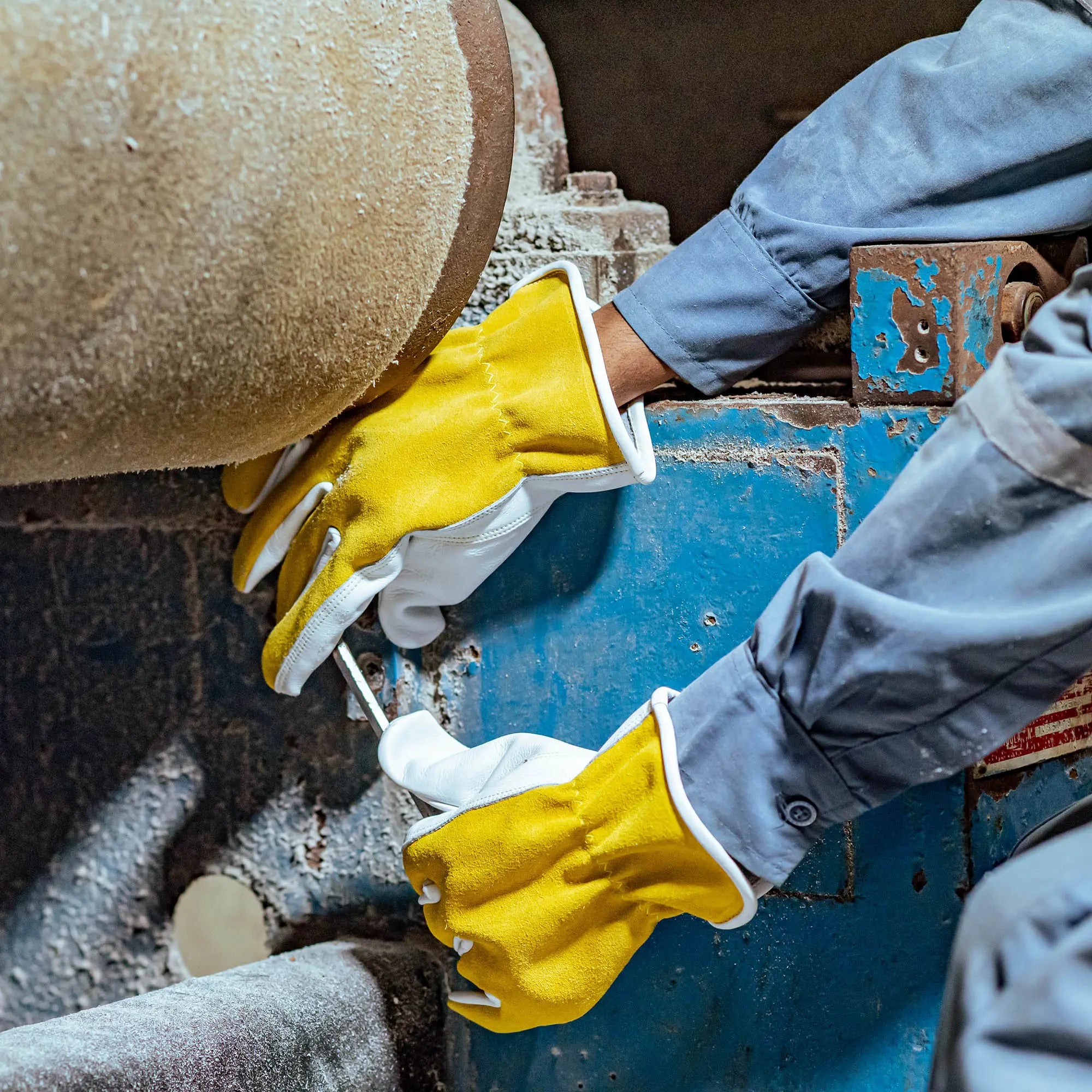 Grain Cow/Split Leather Driver Glove Good American Safety Supplies