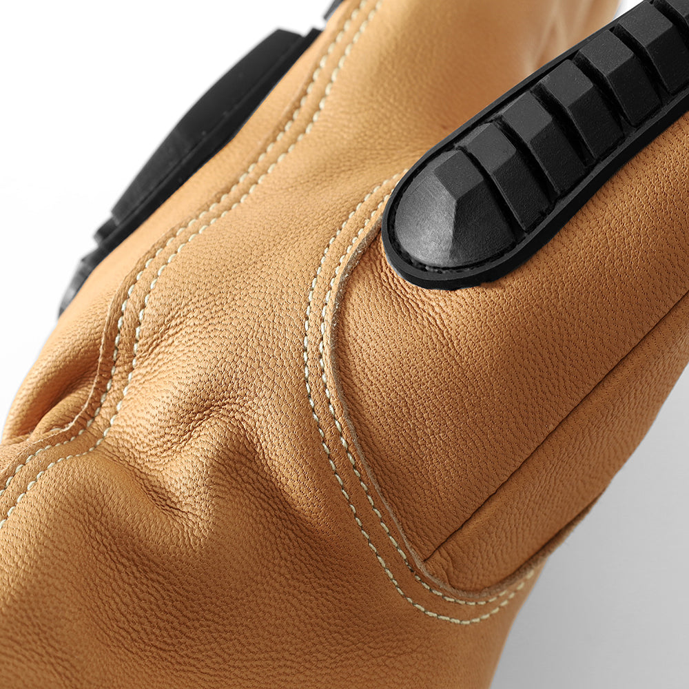 Impact-Resistant Leather Work Gloves – Heavy-Duty Protection, Superior Grip & Comfort Fit
