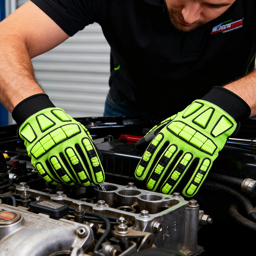High-Visibility Impact Resistant Work Gloves – Heavy-Duty Protection, Anti-Slip Grip & AllDay Comfort