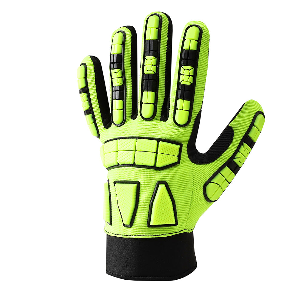 High-Visibility Impact Resistant Work Gloves – Heavy-Duty Protection, Anti-Slip Grip & AllDay Comfort
