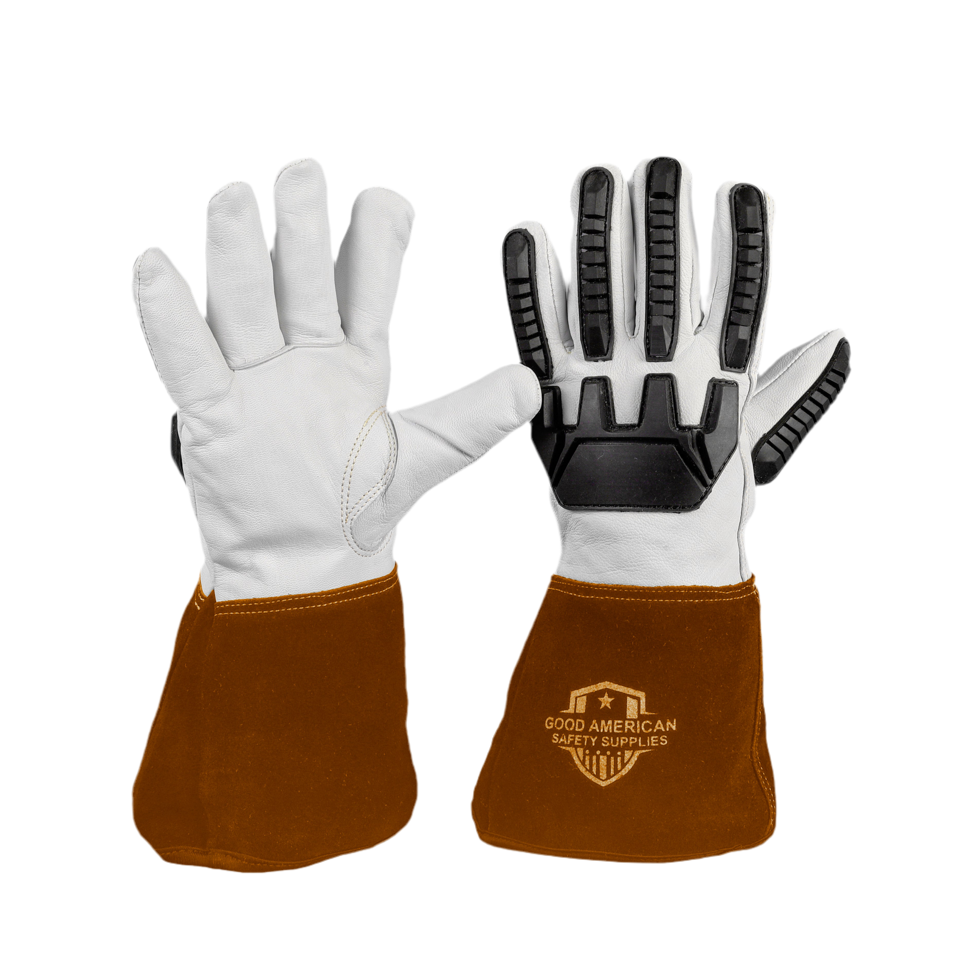 Impact Welding Resistant Brown Safety Gloves Good American Safety Supplies