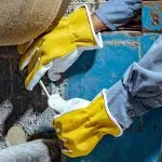 Grain Cow/Spilt Drivers Glove with Reinforcement Good American Safety Supplies