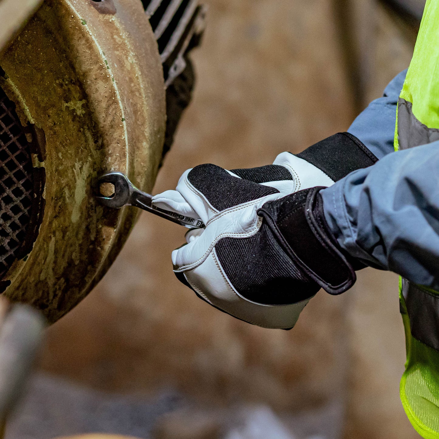 General Purpose Cow Grain Leather Work Gloves