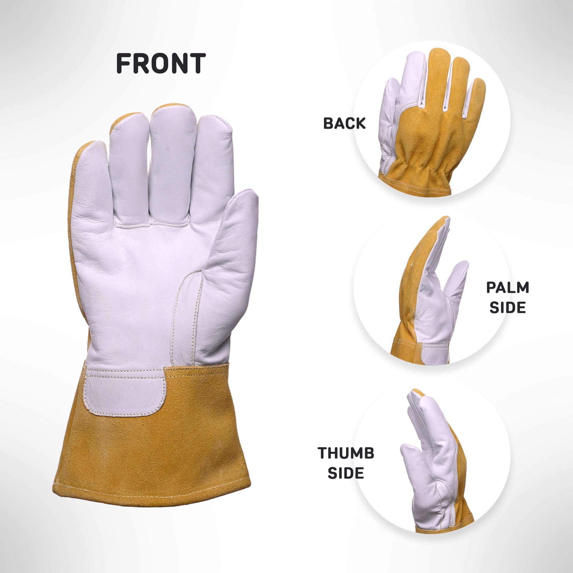 Grain Goat/Split Leather MIG Welder Good American Safety Supplies