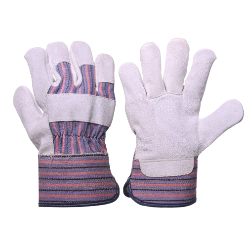 Professional Cow Split Leather Palm Work Glove Good American Safety Supplies