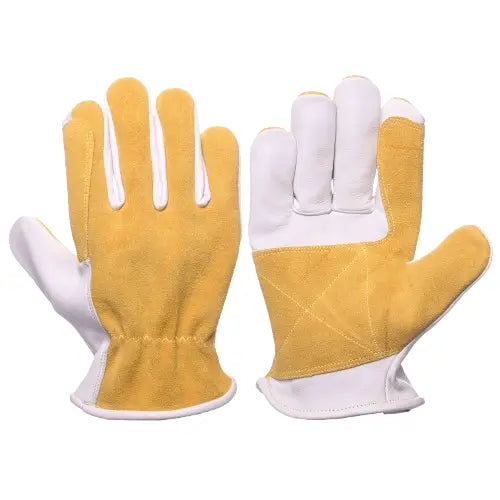 Grain Cow/Spilt Drivers Glove with Reinforcement Good American Safety Supplies