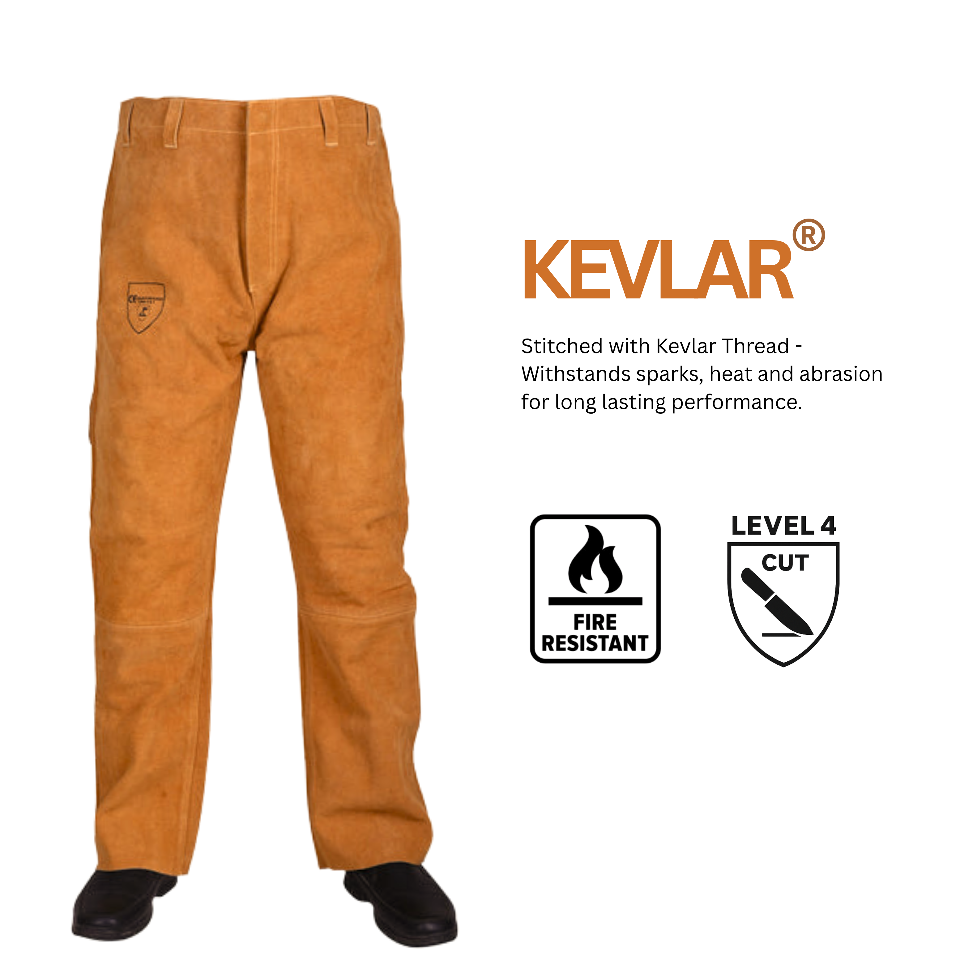 KHAKHI® Premium Welders Trouser Good American Safety Supplies