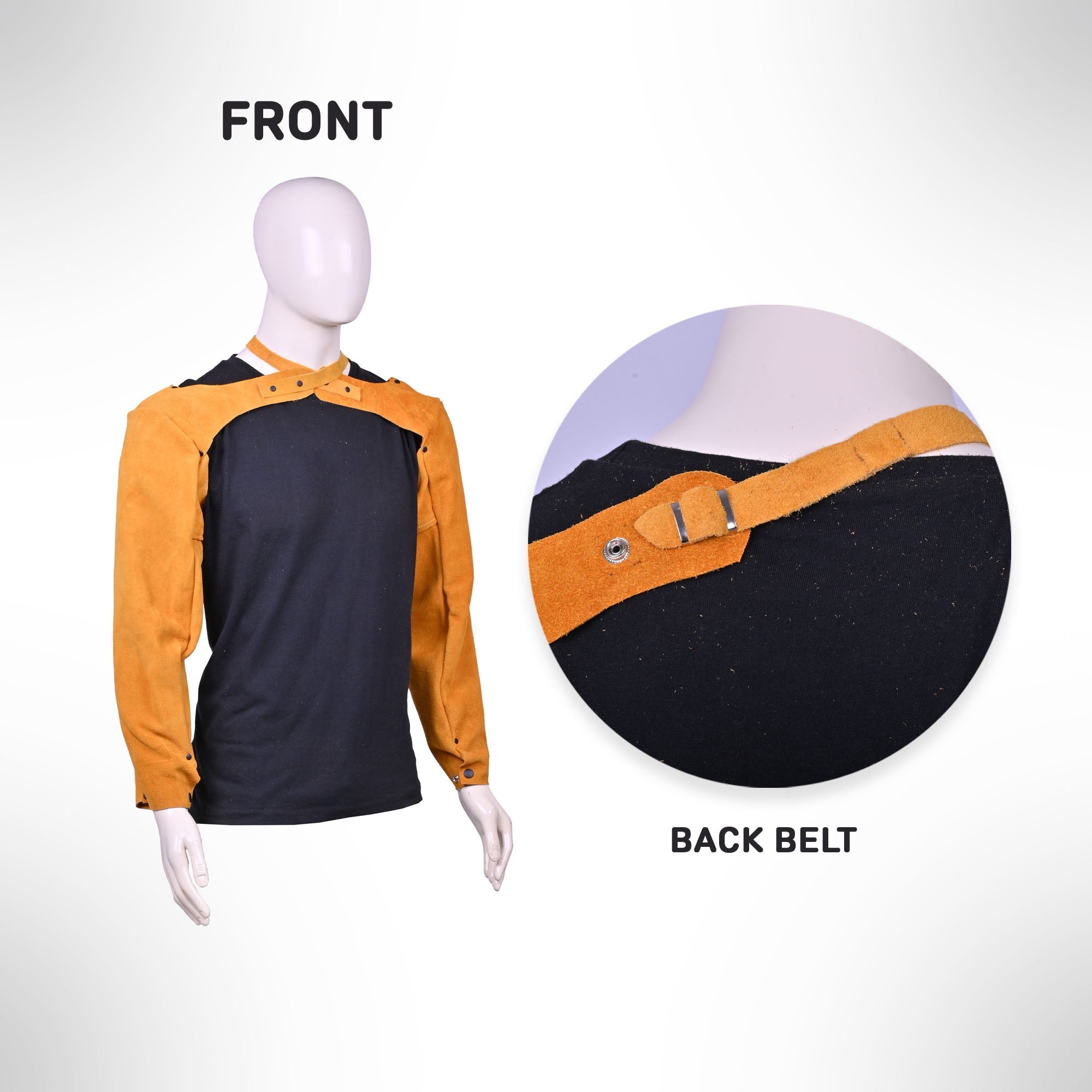 Leather safety Sleeves Good American Safety Supplies