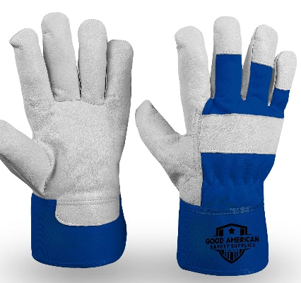 Heavy-Duty 707 Yellow Safety Gloves – Goat/Sheep Leather with Enhanced Grip Good American Safety Supplies