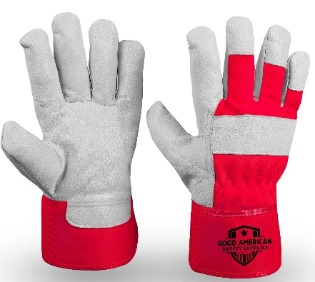 Heavy-Duty 707 Yellow Safety Gloves – Goat/Sheep Leather with Enhanced Grip Good American Safety Supplies