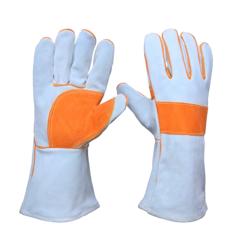 Professional Cow Spilt Mig Welding Glove Good American Safety