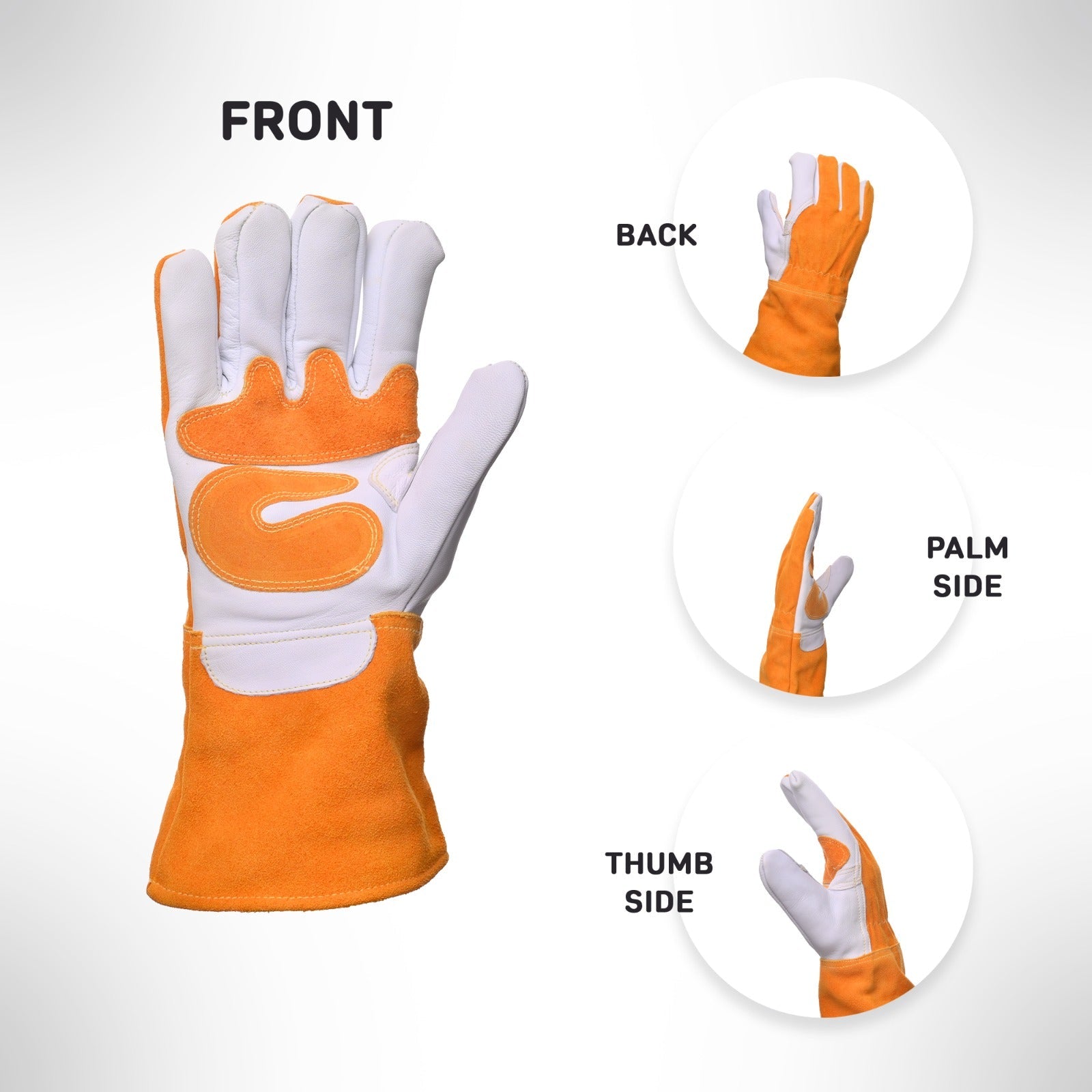 Goat/Split Mig Welding Glove Good American Safety Supplies