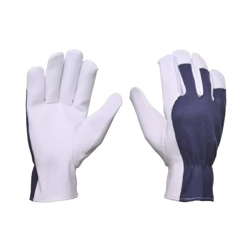 Leather Work Glove with fabric Back Good American Safety Supplies