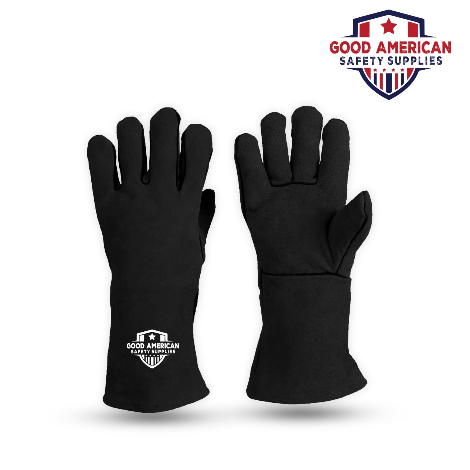 Hand Shield Welding Black Safety Gloves