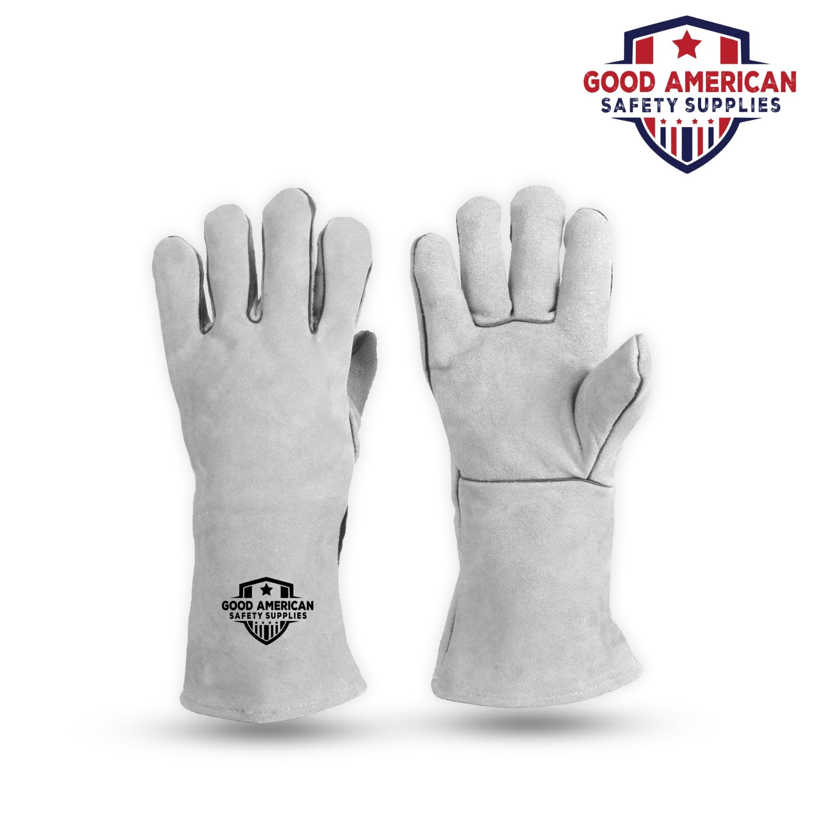 Hand Shield Welding Grey Safety Gloves