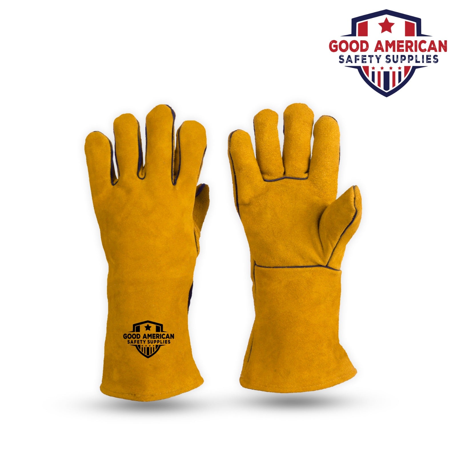 Hand Shield Welding Yellow Safety Gloves