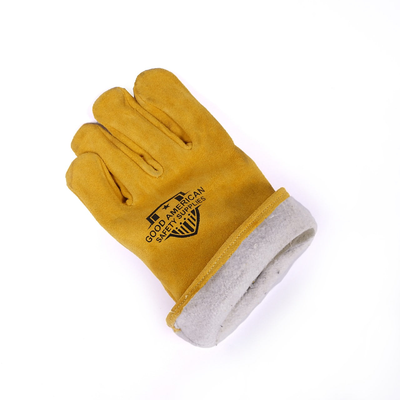 Driver Cow Skin Yellow Leather Welding Gloves Good American Safety Supplies