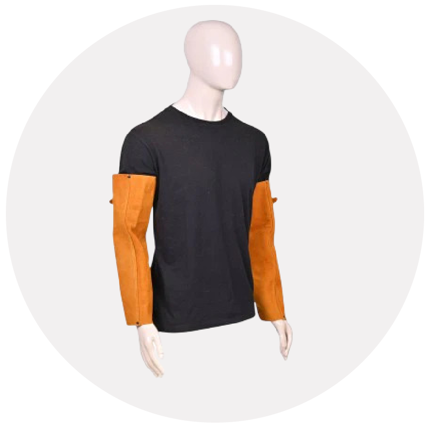 Leather safety Sleeves Good American Safety Supplies