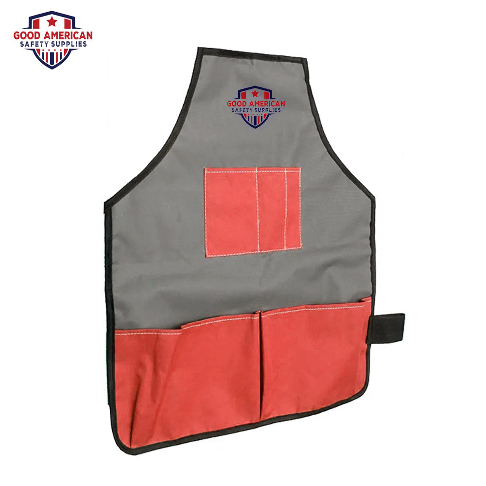 Professional Tool Apron – Heavy-Duty Polyester Nylon with 5-Pocket Design Good American Safety Supplies