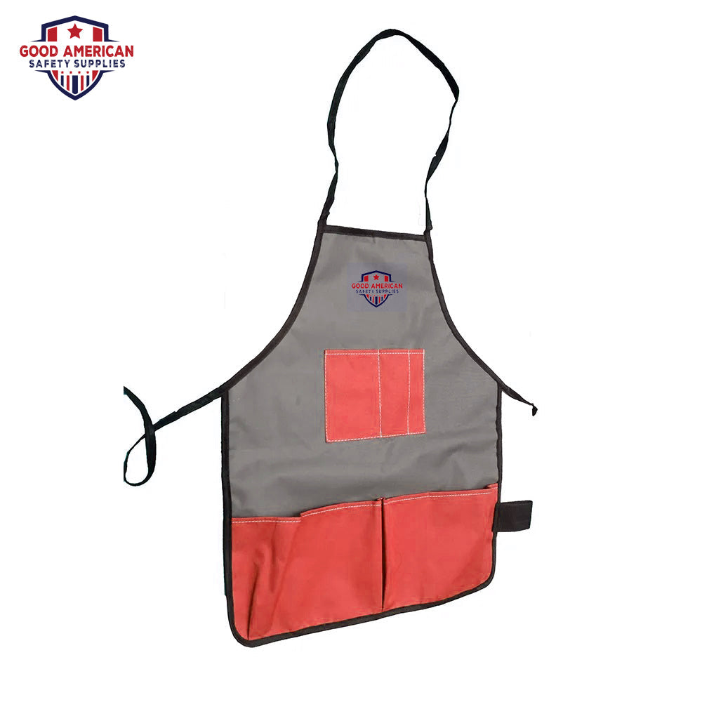 Professional Tool Apron – Heavy-Duty Polyester Nylon with 5-Pocket Design Good American Safety Supplies