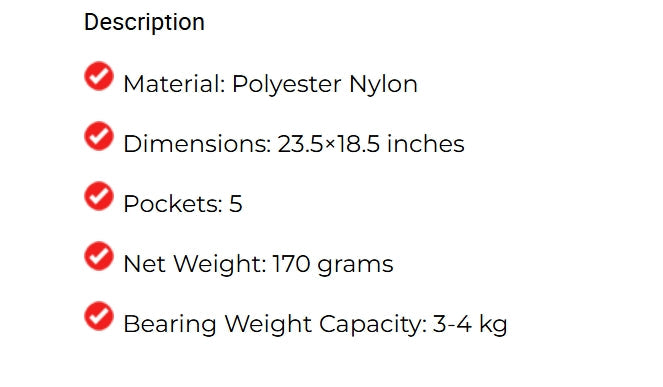 Professional Tool Apron – Heavy-Duty Polyester Nylon with 5-Pocket Design Good American Safety Supplies