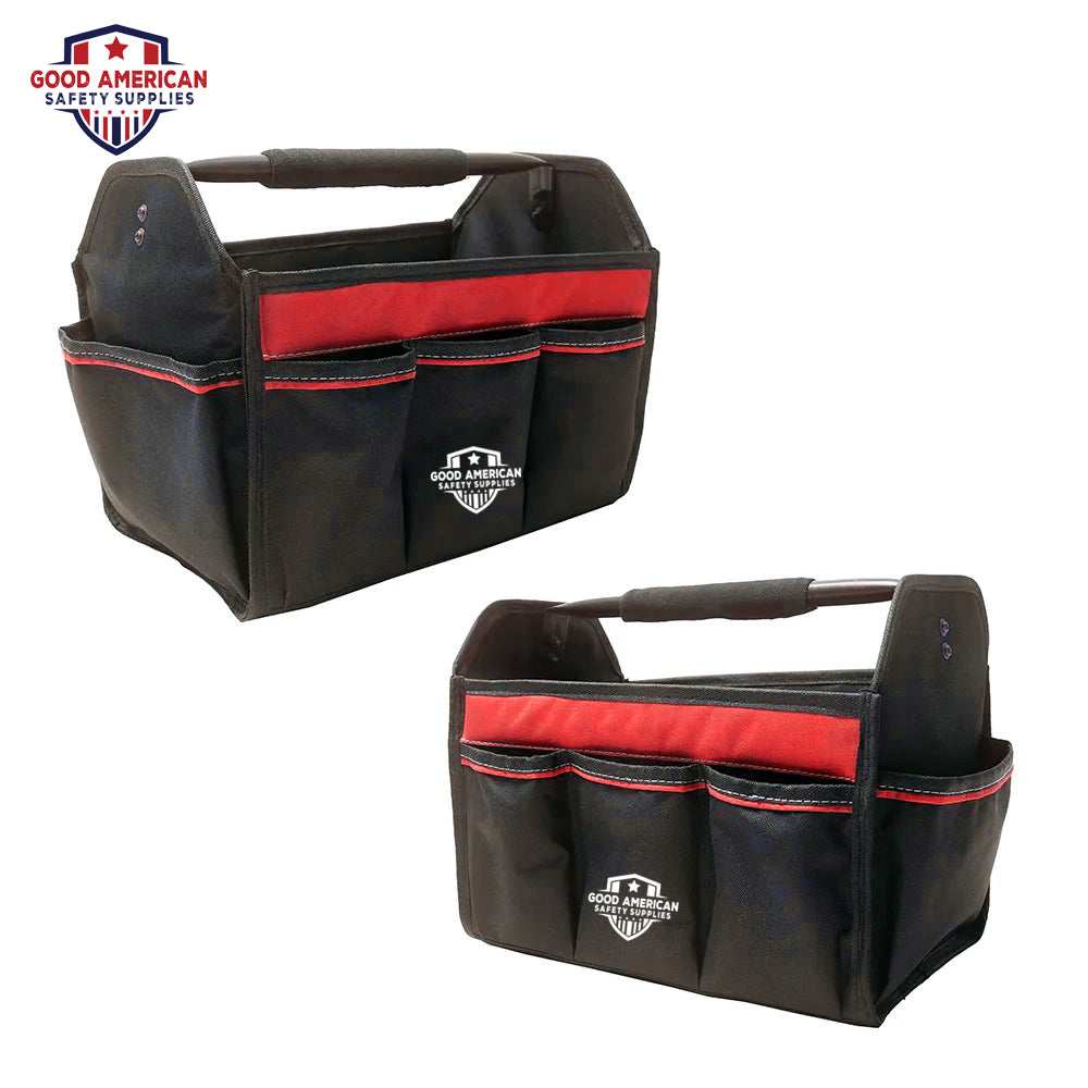 Professional 14-Pocket Tool Bag – Heavy-Duty Polyester Nylon Organizer Good American Safety Supplies