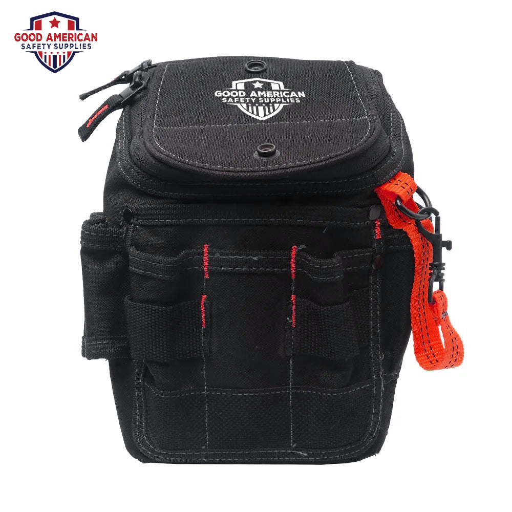 Compact 6-Pocket Tool Pouch – Lightweight Polyester Nylon Organizer Good American Safety Supplies
